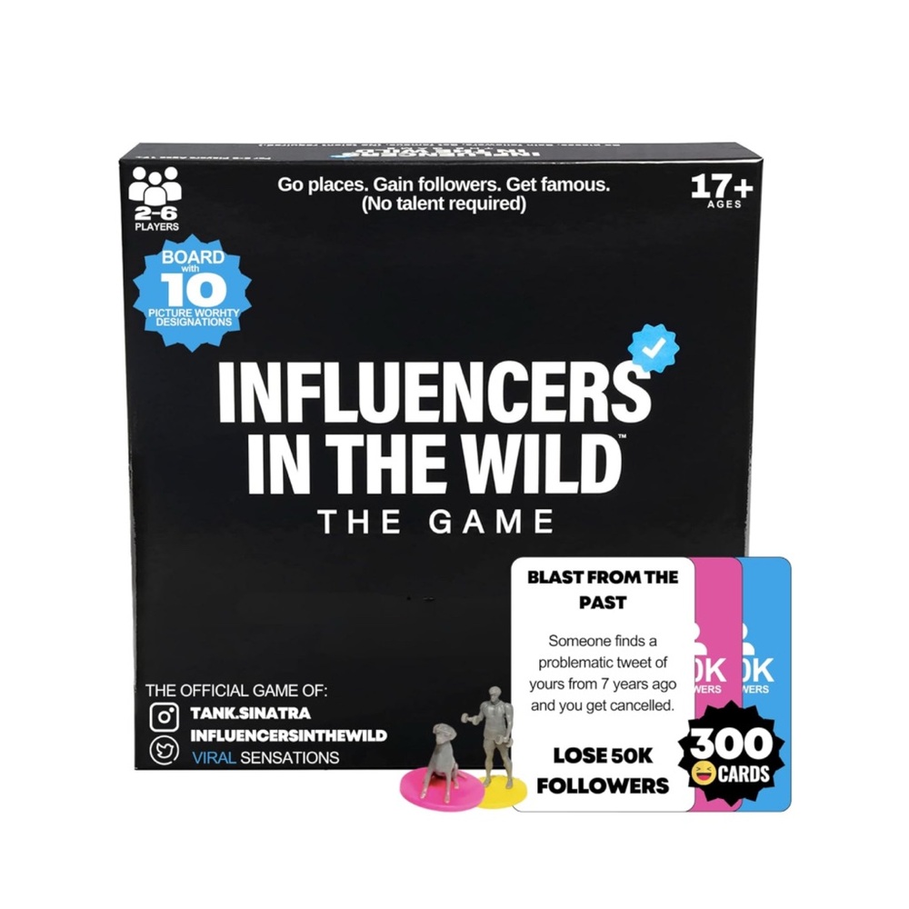 Influencers in the Wild: Board Game - 2-6 players 🆕